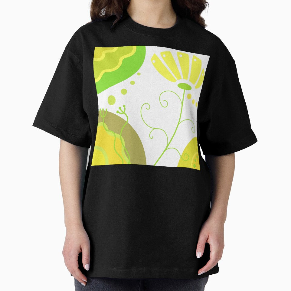 Vibrant Yellow Whimsical Boho Design by Sartoris Art