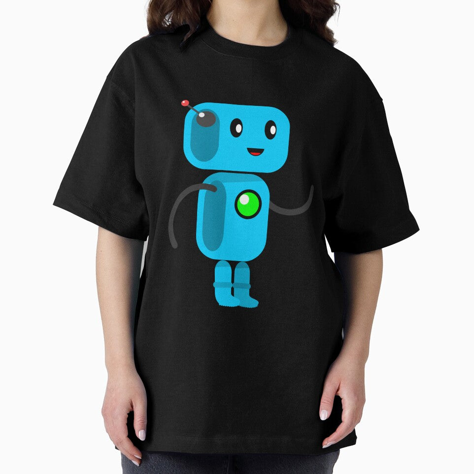 Adorable Robot With A Precious Face Drawn in The Kawaii Style by CreativeCranium