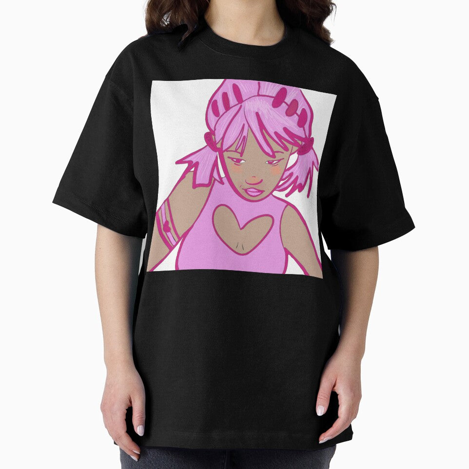 Y2K Girl Online - Pink hair Y2K Girl Cartoon Character Art by SweetLittleSins