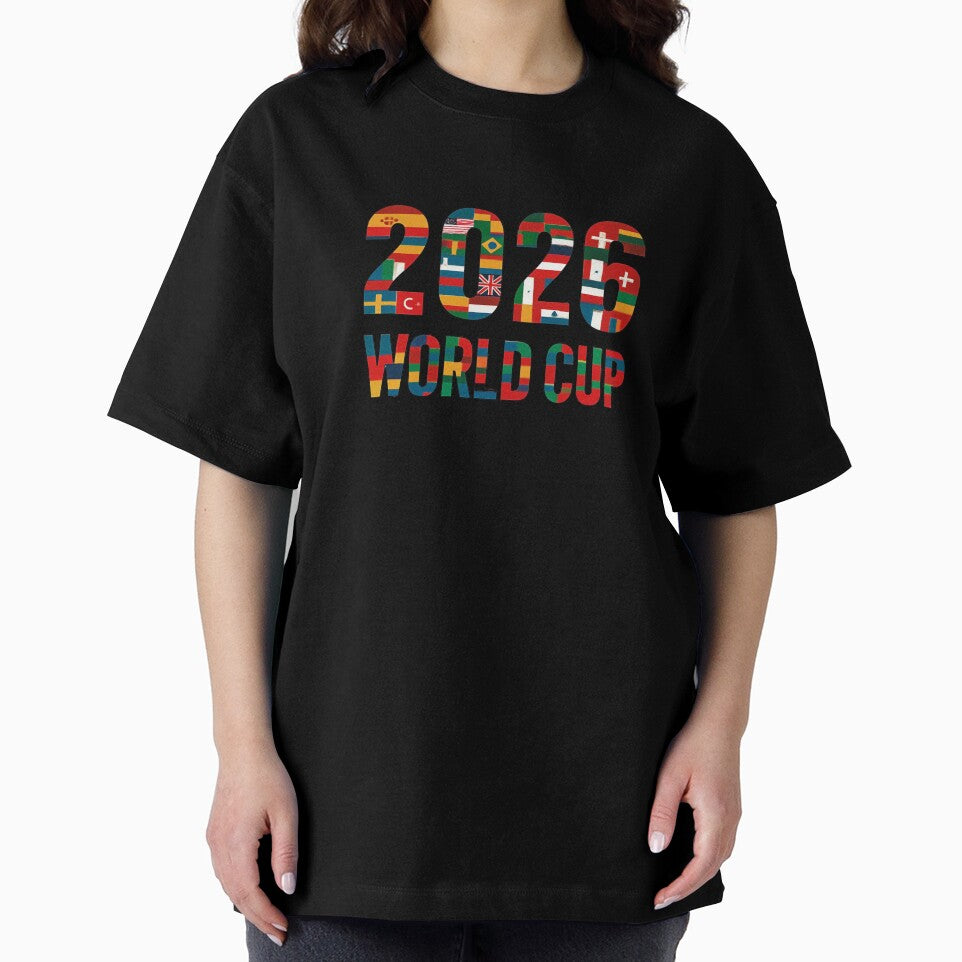 2026 World Cup Flags Typography by Khadigadesings