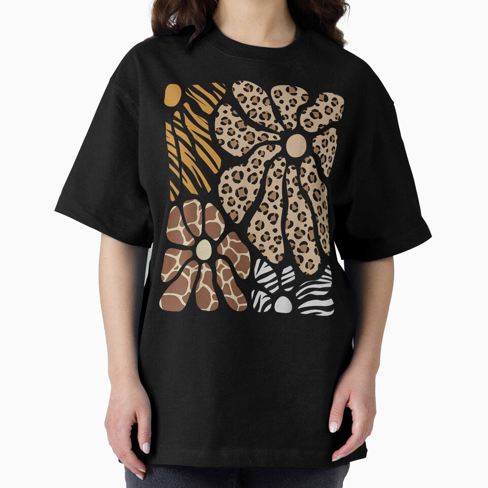 Safari Floral Boho Flowers Cute Animals Girls Leopard Print by davis2014