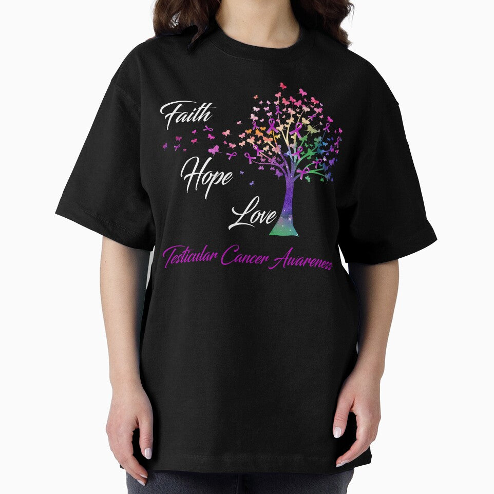 Ribbon Tree Faith Hope Love Sleep Apnea Awareness by Tadmab