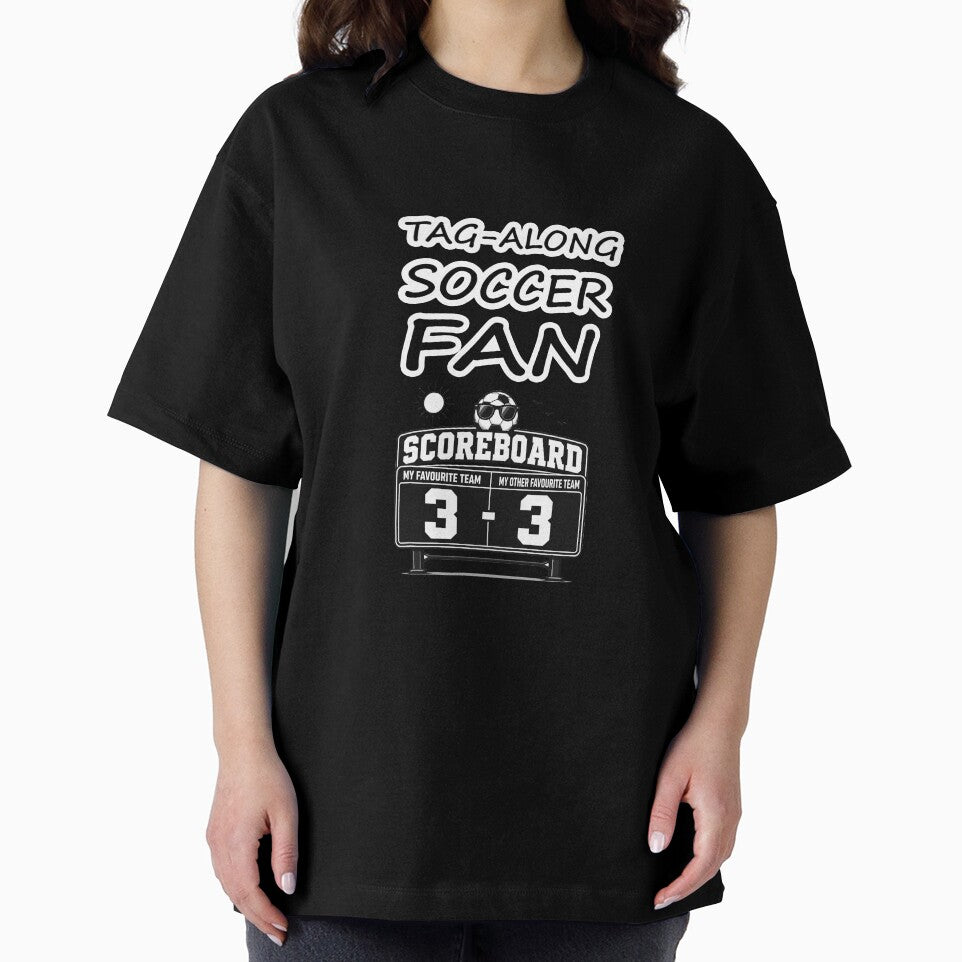 Tag-Along SOCCER FAN and Soccer Scoreboard Humor by Beachy