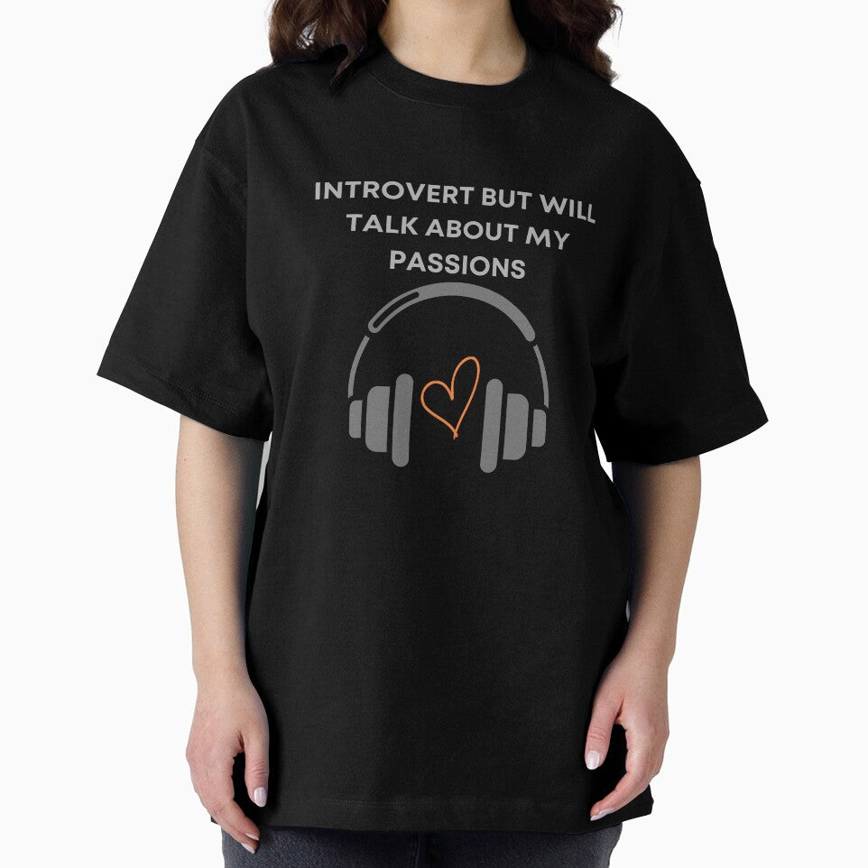 Introvert But Will Talk About My Passions Shirt - Funny Introvert Quote Tee. by LunaPrintCo