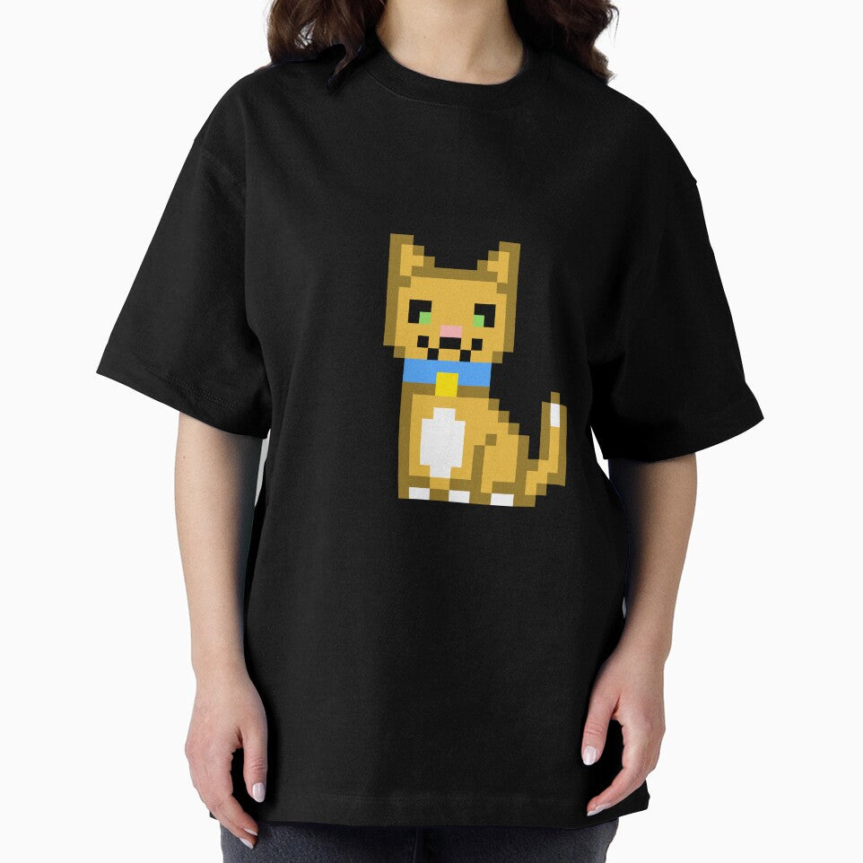 Cute Pixel Cat Retro 8-Bit Style by pixelartshop4r