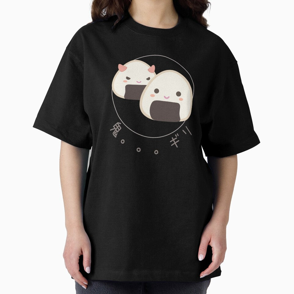 onigiri devil kawaii cute aesthetic by viyaura