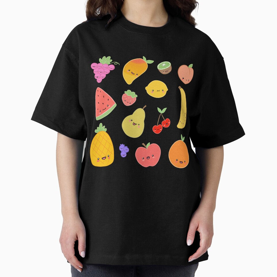 Kawaii fruits pattern by Yarafantasyart