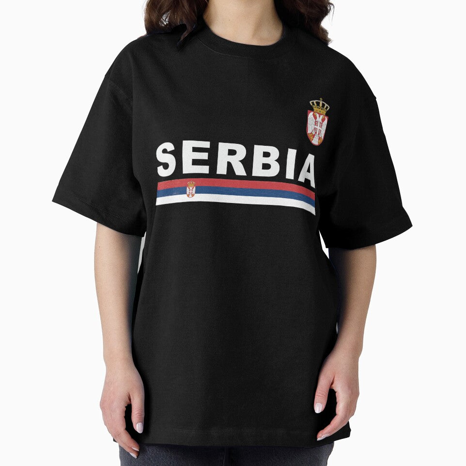 Serbia Soccer or Football Game Jersey Style Design by merchhost