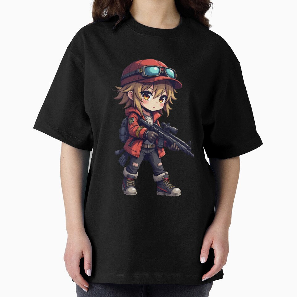 Anime Girl Hunter - Streetwear inspired art for posters, shirts & more by  VectorArtFactory