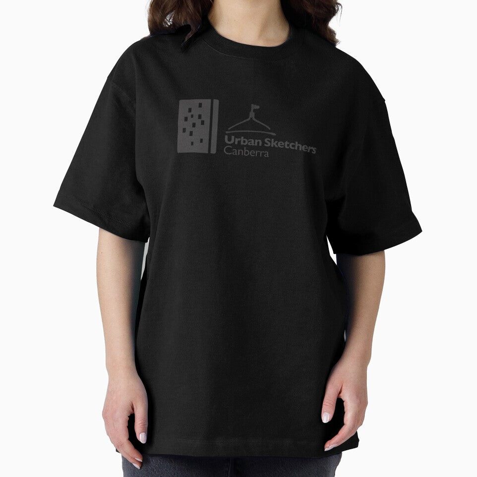 Large Black USK Canberra Logo by Urban Sketchers Canberra