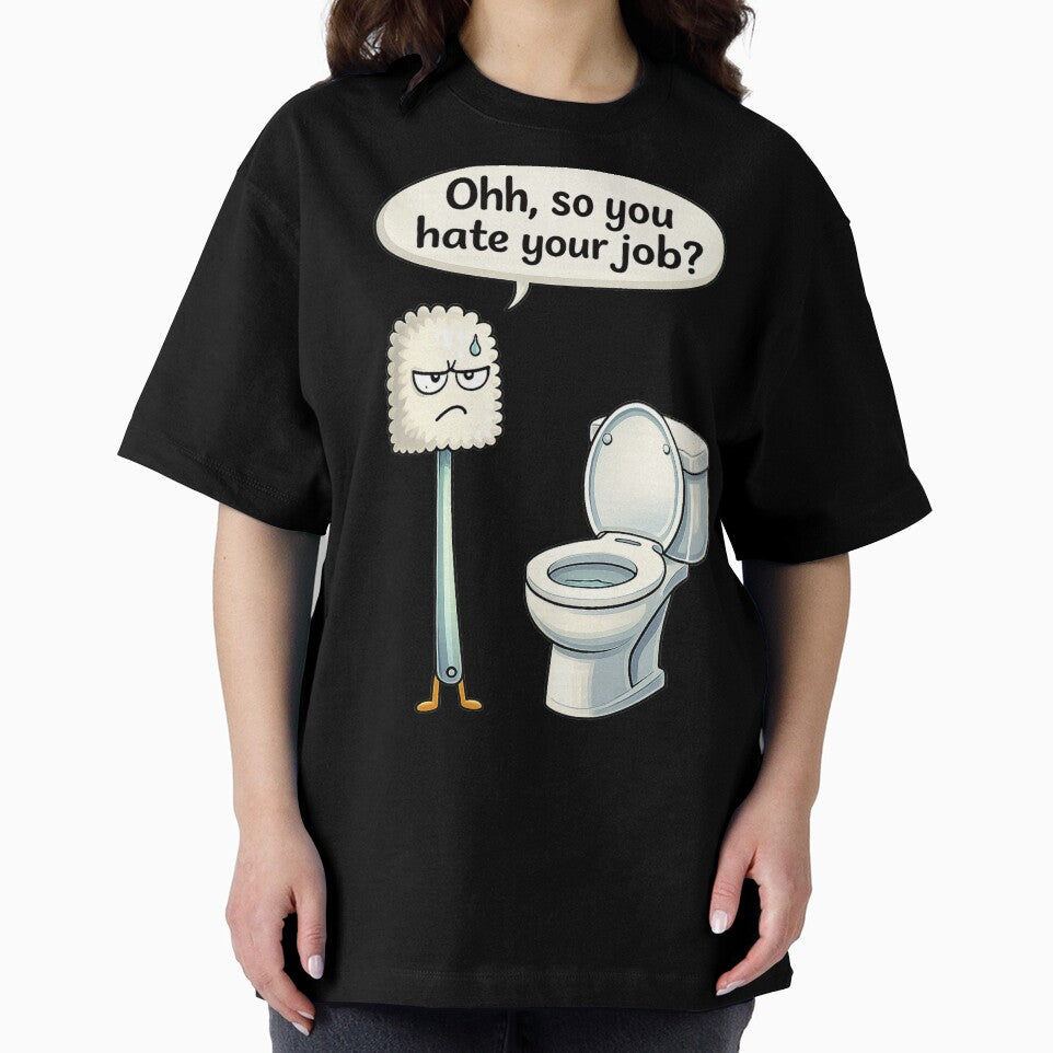 Ohh So You Hate Your Job Funny Toilet Brush Work Humor by Dianefromamsterdam