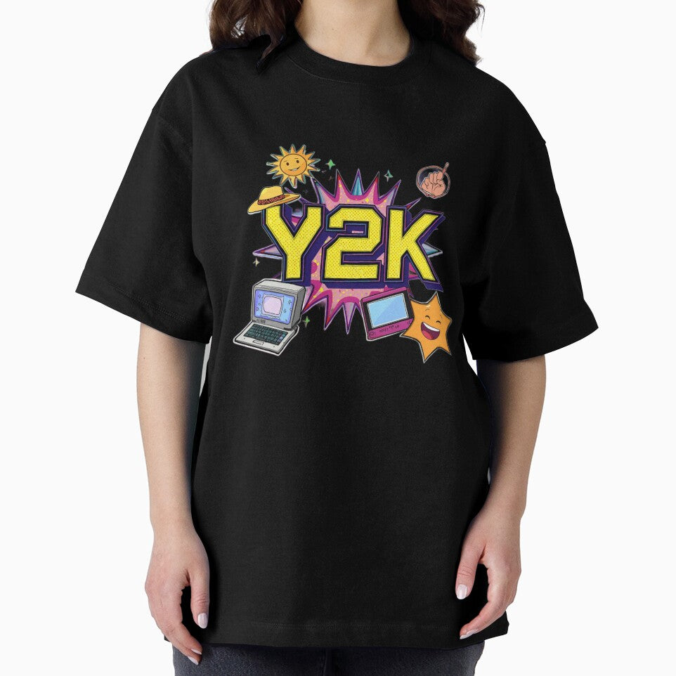 “Y2K Throwbacks – Retro 2000s Aesthetic T-Shirt” by rsuniquestyle