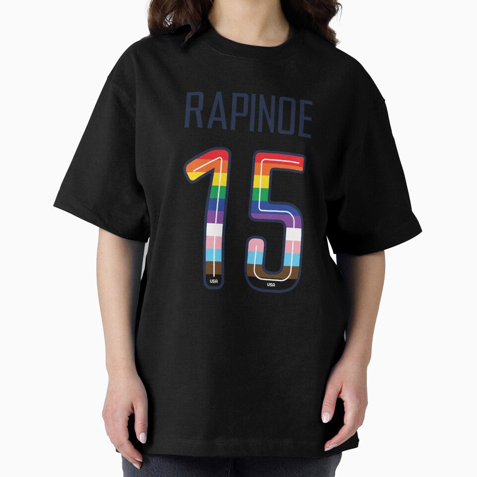 Megan Rapinoe 15 / USWNT / Rapinoe Pride Jersey Style by elopez1755