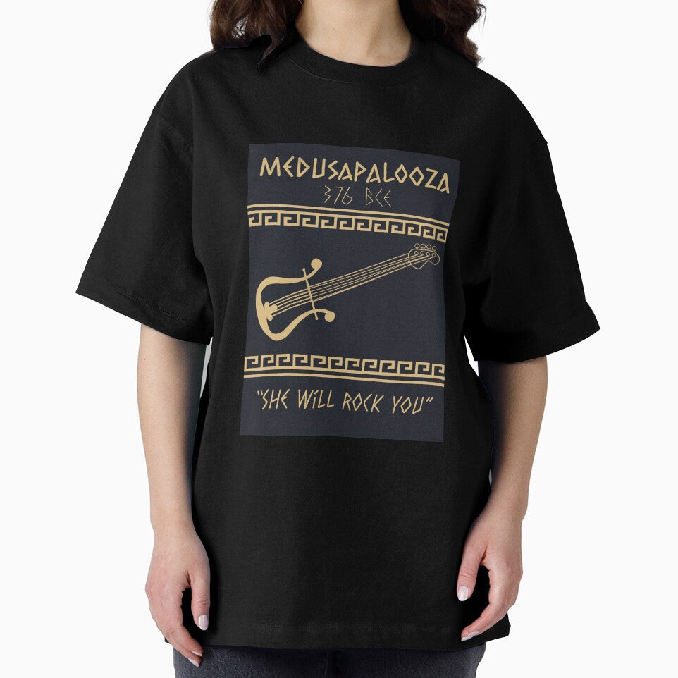 Medusa Palooza (Navy/Gold Colorway) by Silly Goose Studios