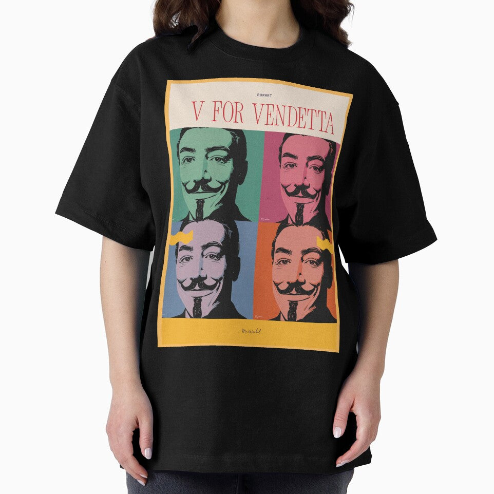 Pop Art Revolution Mask – Warhol Style Iconic Poster by Mr.Warhol