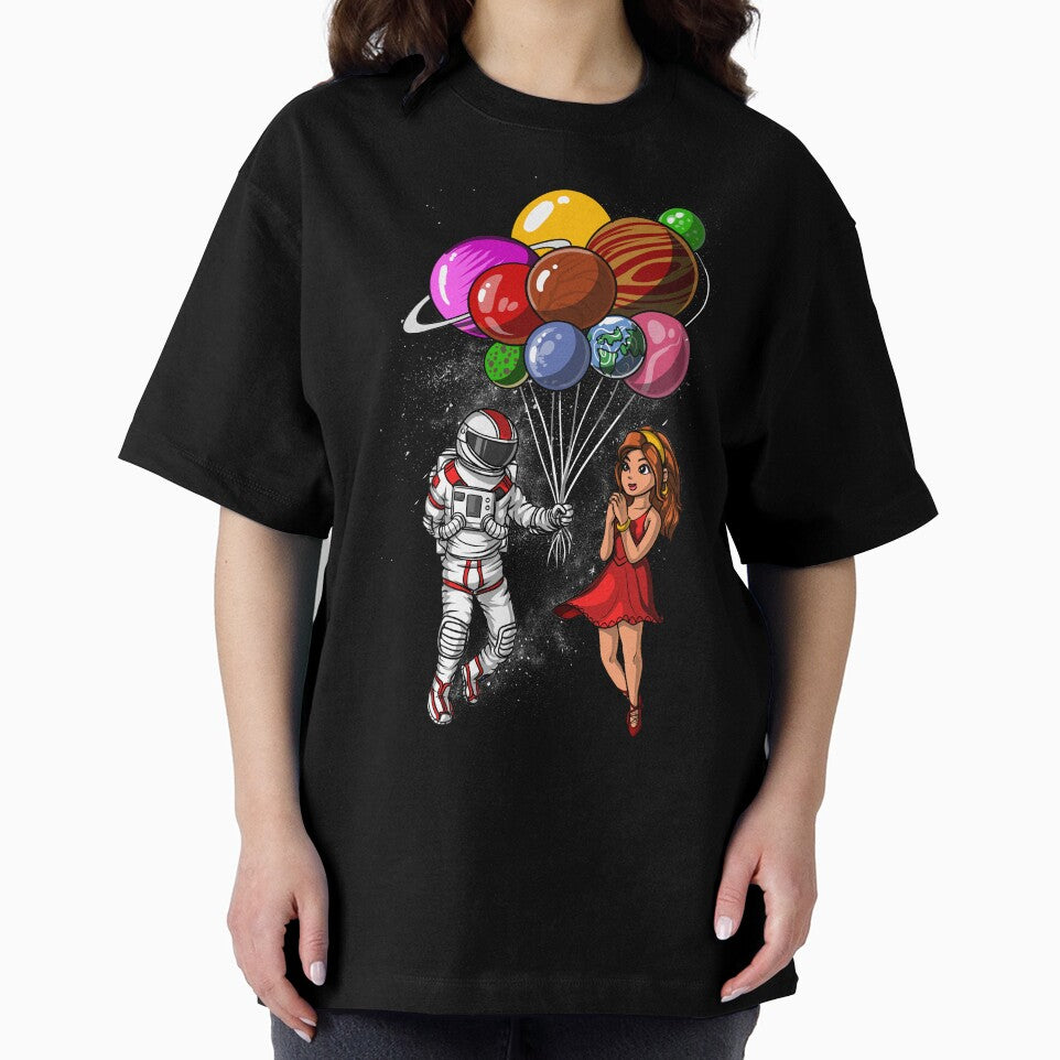 Space Astronaut Planets Balloons by underheaven