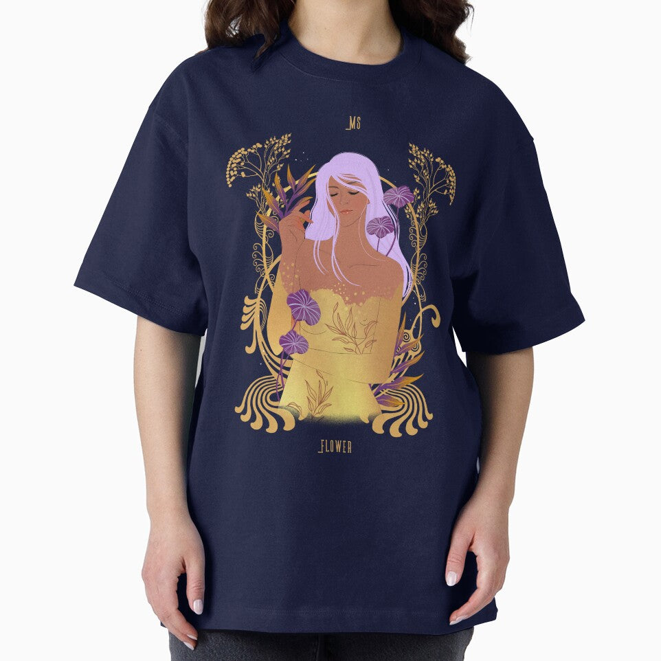 Ms Flower Purple & Gold by CryinkDesigns
