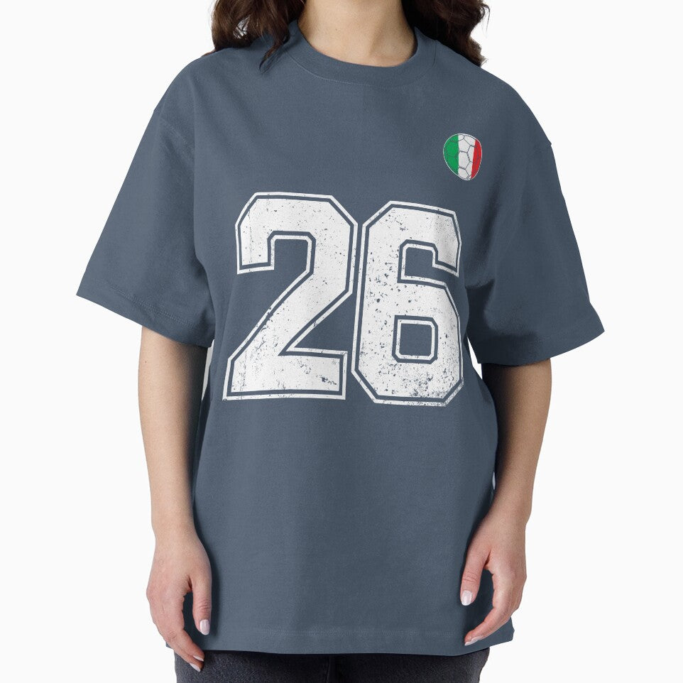 Italy Soccer Number 26 Vintage Sports Fan by RoyesButler