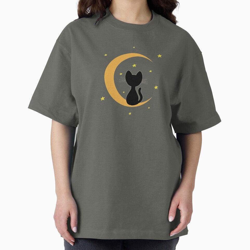 Cat And Moon by JMDesignHouse