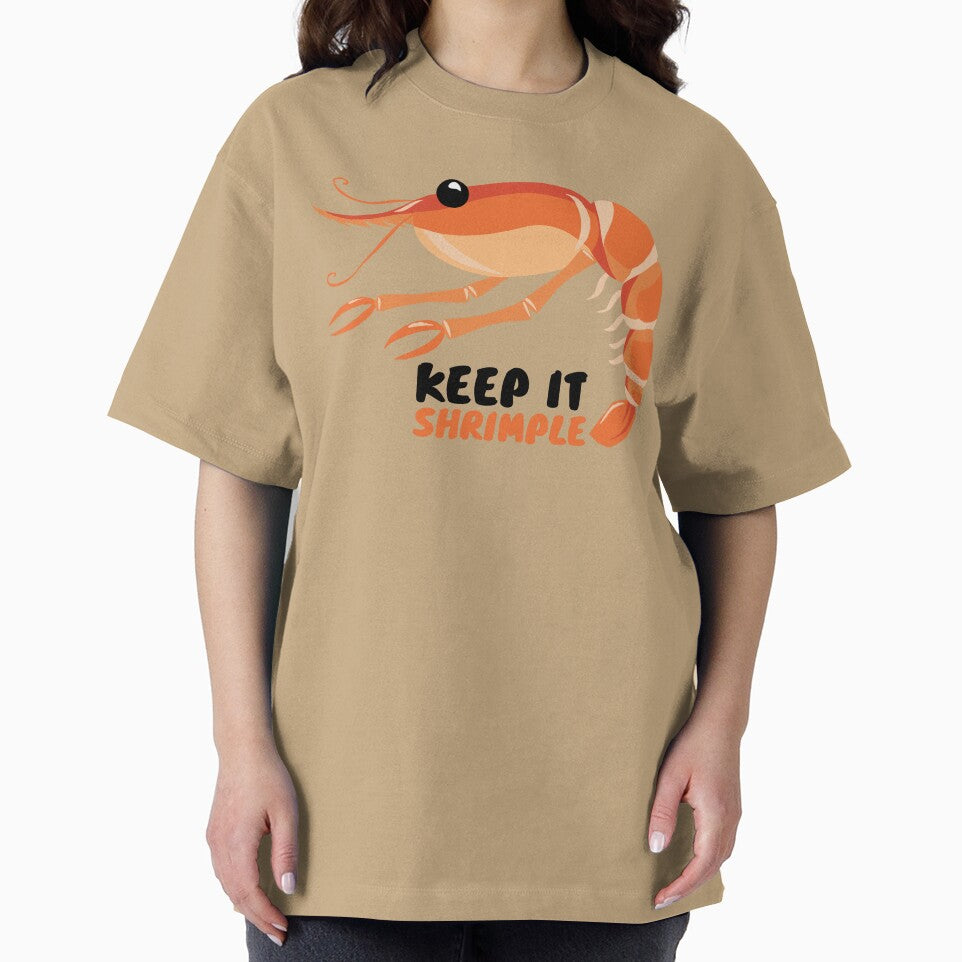 I Love Shrimp Keep It Shrimple by KewaleeTee