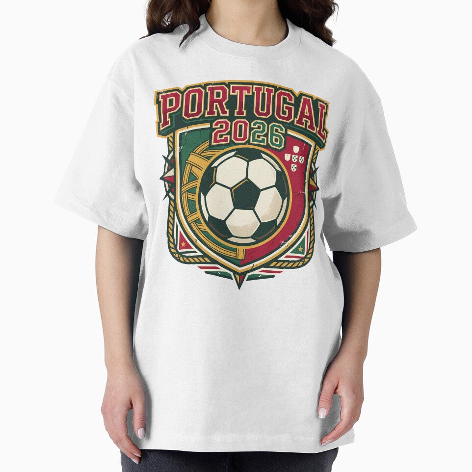 Portugal 2026 Retro Football Fan Crest by Saq2000
