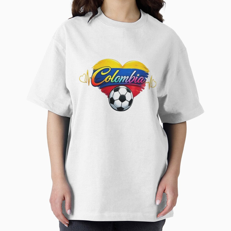 Colombia Soccer Heart – Colombian Flag Football Lover Gift by Unsololugar