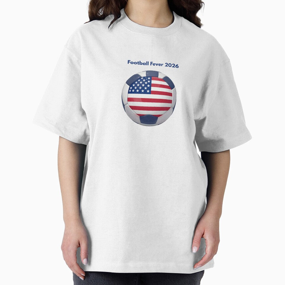 Football Fever 2026 USA, American Soccer Fan Design, USA Football Supporter, Sports Lover Gift by gluxdesing