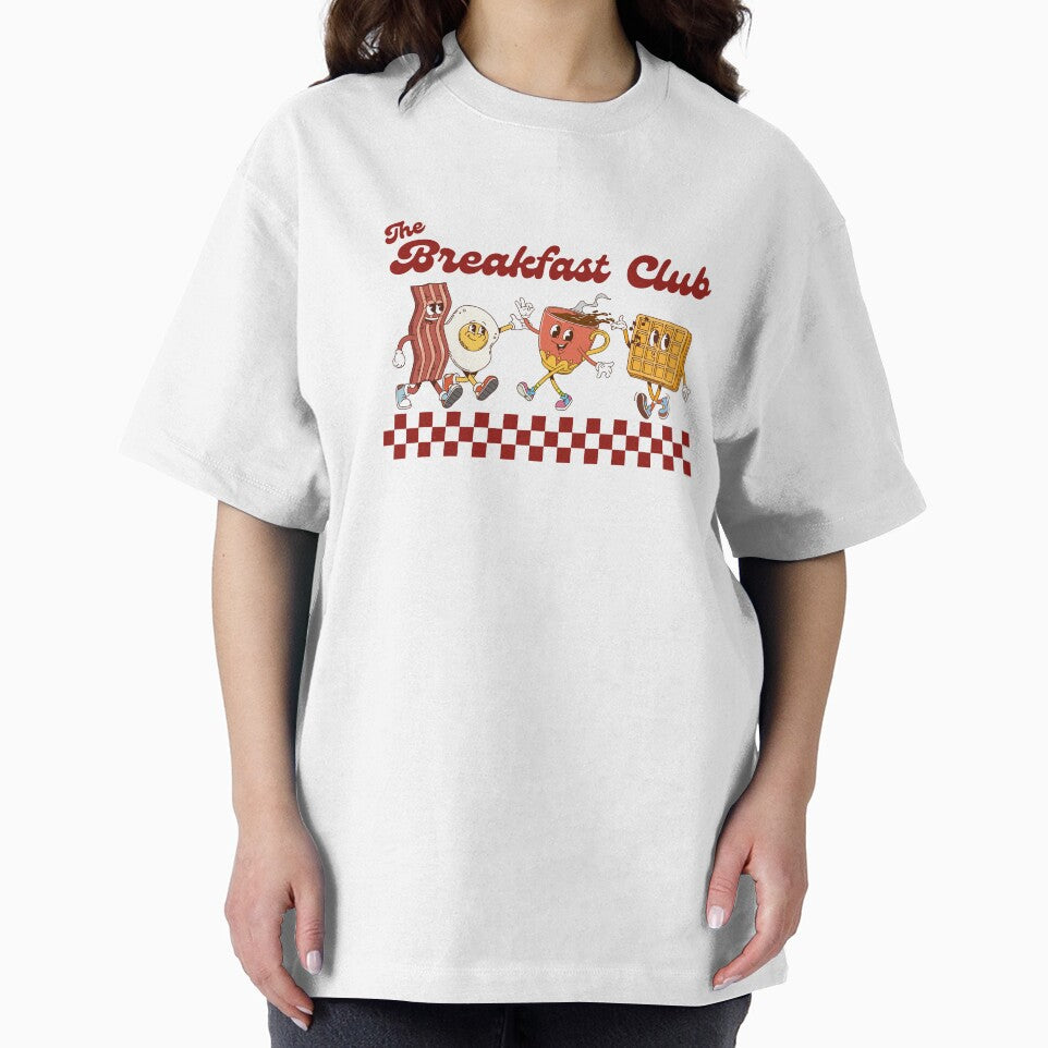 The Breakfast Club Retro Breakfast Food Cartoon Funny Diner Design by shopfindingbeni