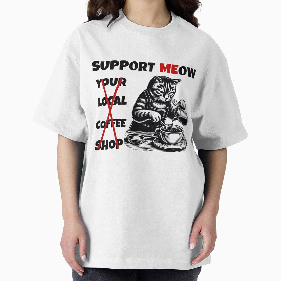 Cat Barista – Cute Feline Artwork, MEOW Gift for Men and Women, Funny Coffee Lover Graphic by MagicShop3000