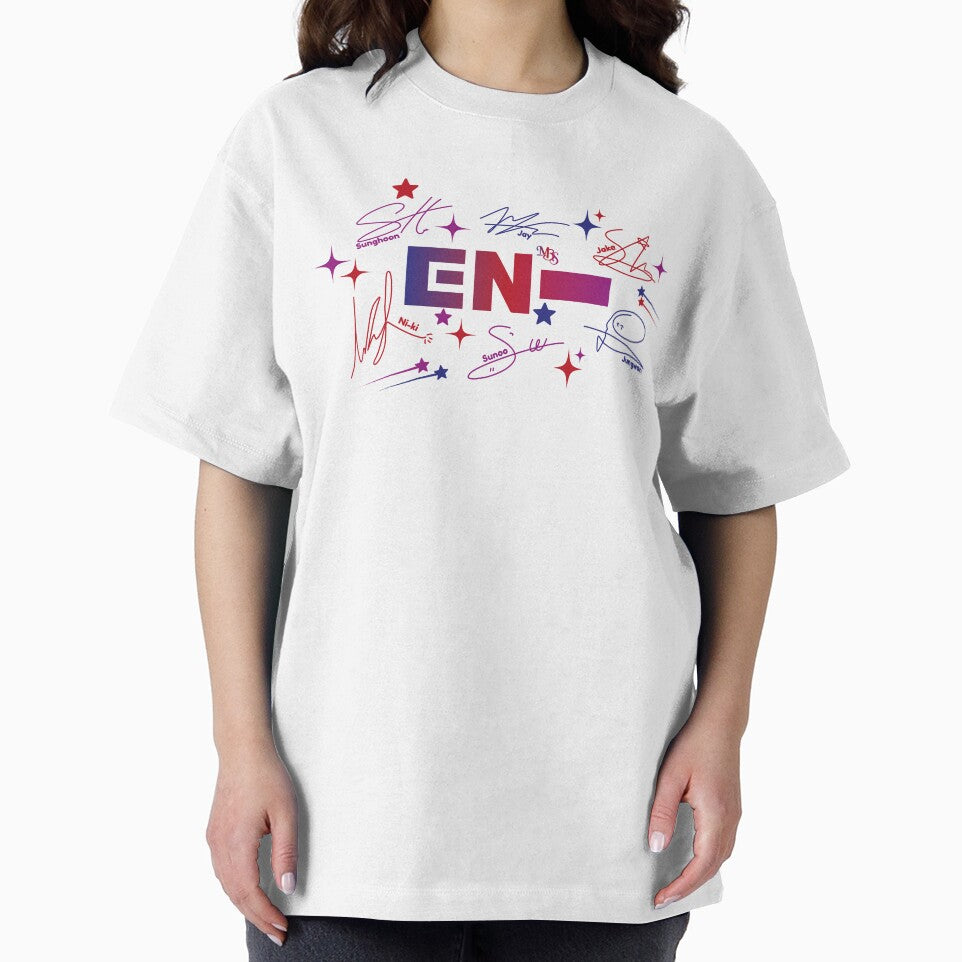 Design inspired by the autograph of the band Enhypen by mbs-desing