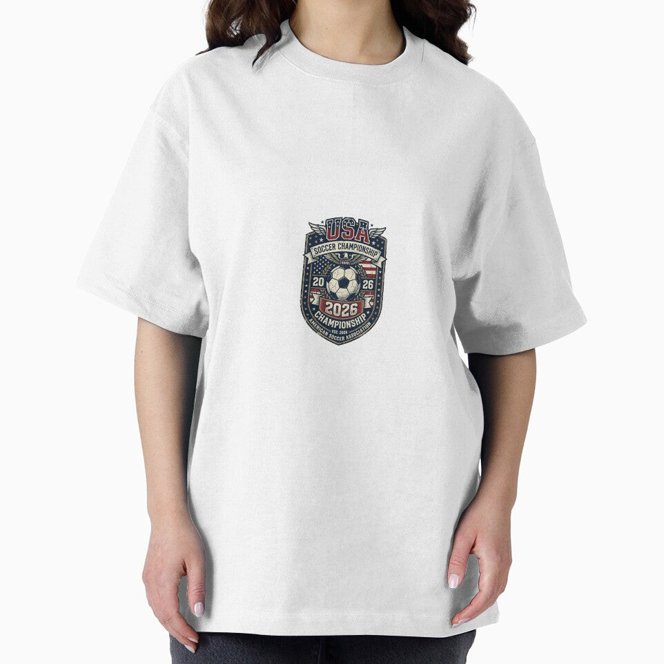 USA Soccer Championship 2026 Vintage Emblem by UrbanVoid Studio