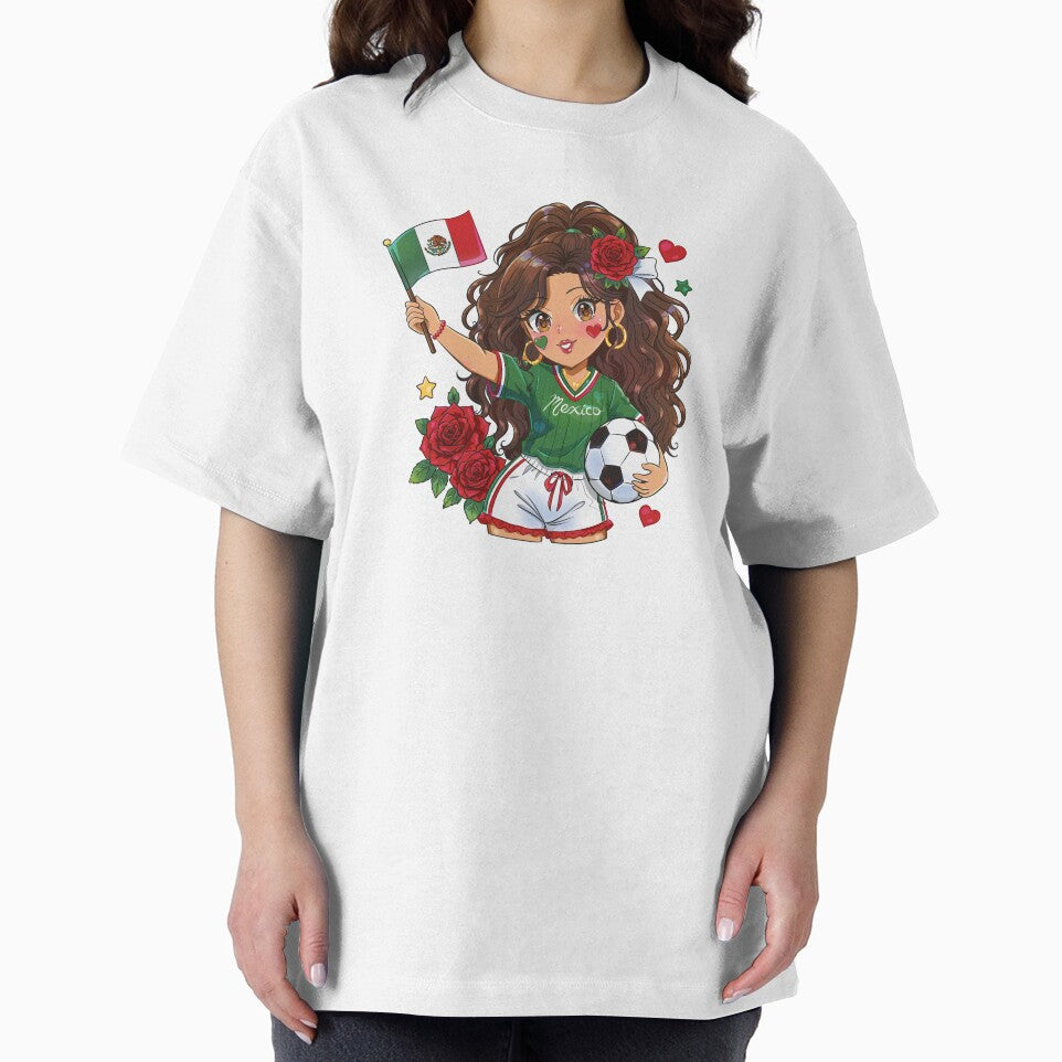 Mexican Soccer Girl by MarielaArtShop