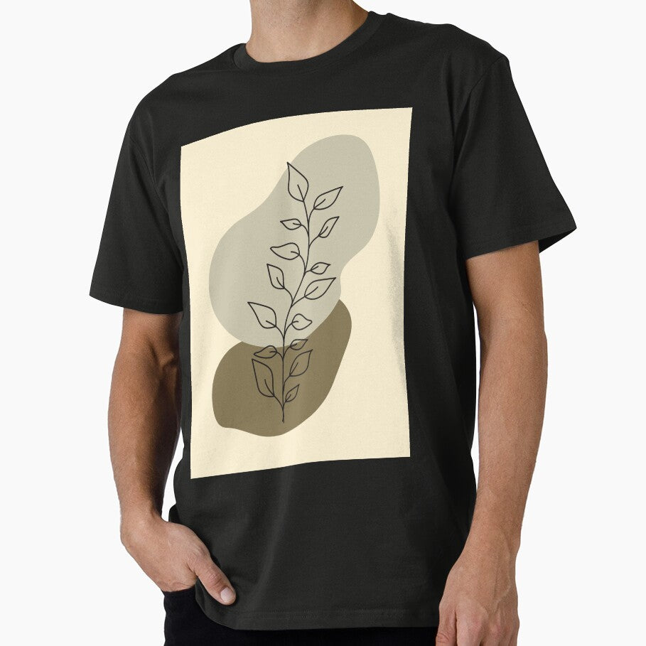 Minimalist leaf aesthetic art by MiniBooo