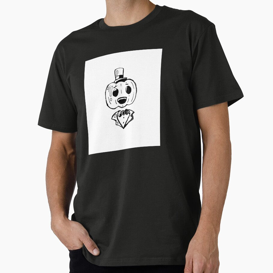 Spooky Aesthetic Tiles pumpkin t-shirt design by Kozka-art