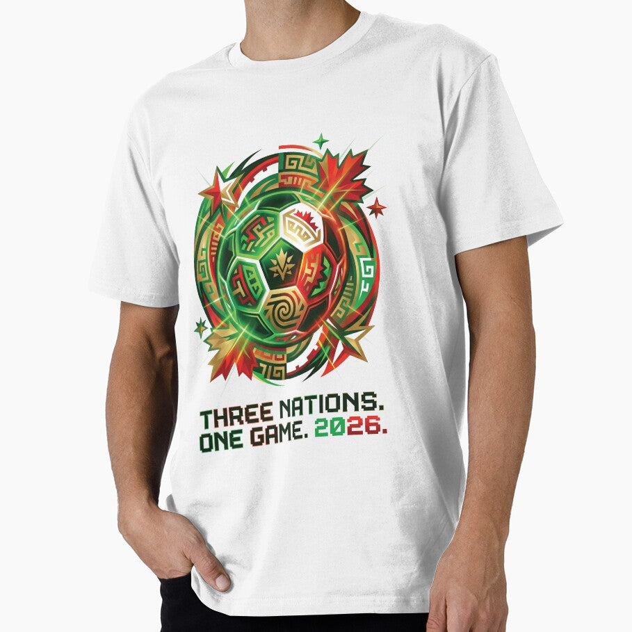 Three Nations One Game 2026 – Global Soccer Unity Design by KAYJAY DESIGNS