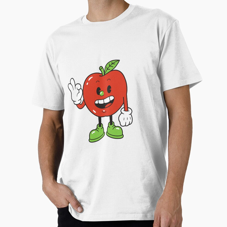 Cartoon Character Apple by VisualArtCraft