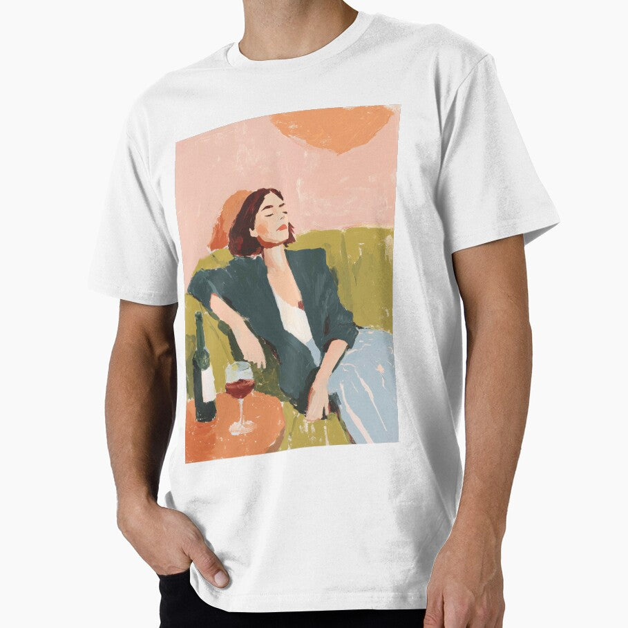 Woman with wine by Studio Remier