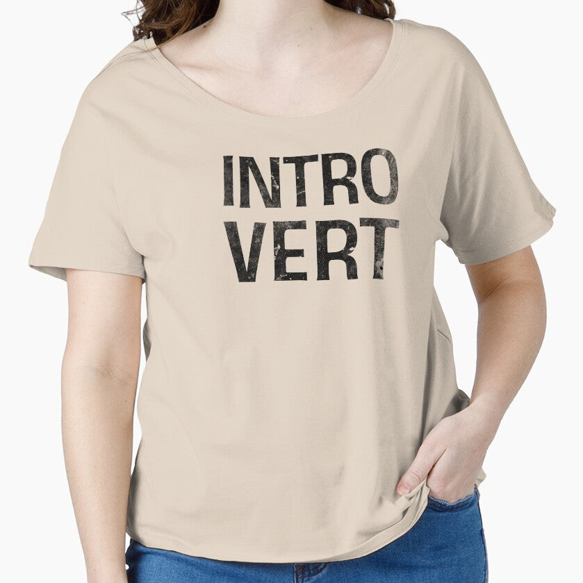 Funny Introvert T Shirt by trippeh