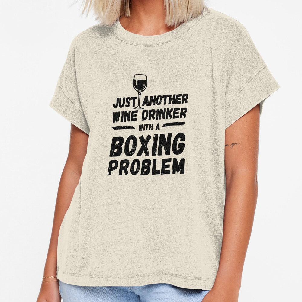 Just another wine drinker with a boxing problem, wine drinker, boxing by rattob