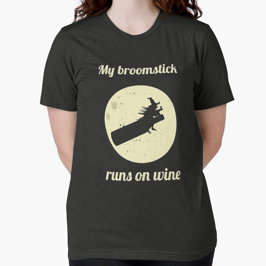 My Broomstick runs on wine by StarcyWol