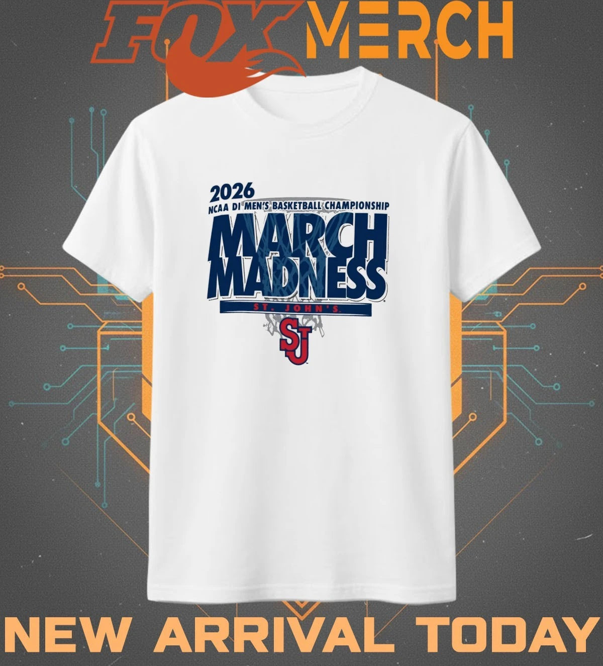 St. John’s Red Storm 2026 NCAA DI Men’s Basketball Championship March Madness shirt