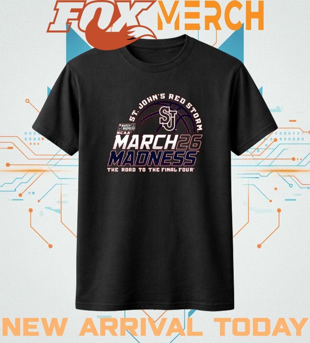 St. John’s University Men’s Basketball 2026 March Madness Bound shirt
