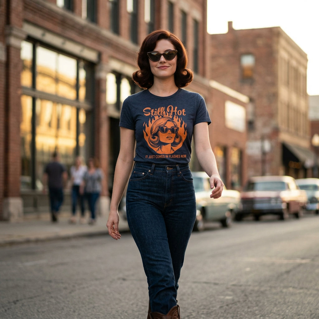 Still Hot It Just Comes In Flashes Women's T Shirt