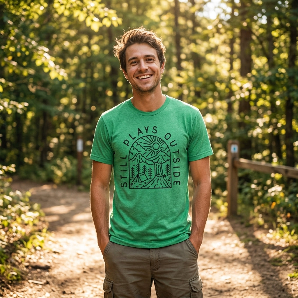 Still Plays Outside Nature Men's T Shirt