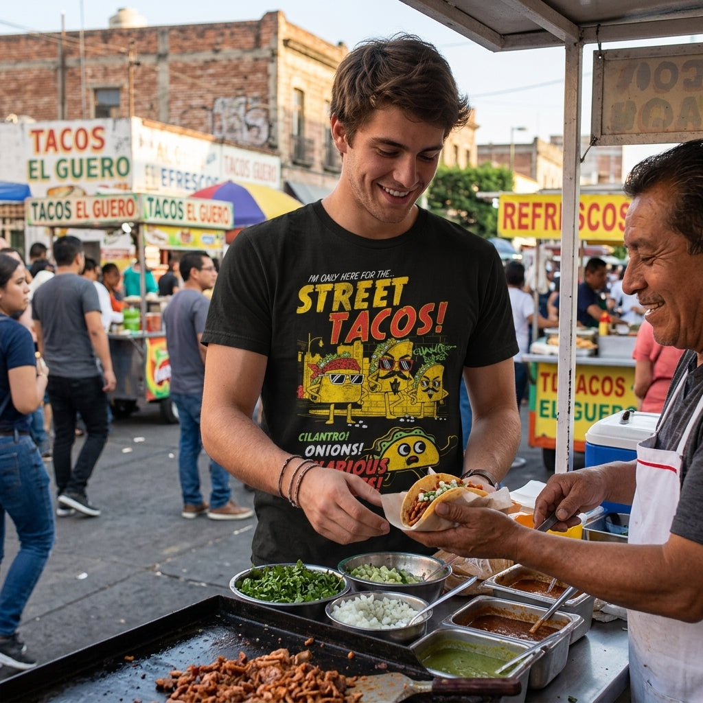 Im Only Here For The Street Tacos Men's T Shirt