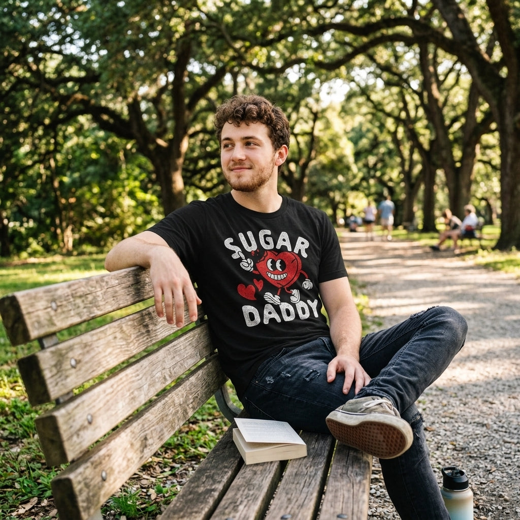 Sugar Daddy Heart Men's T Shirt