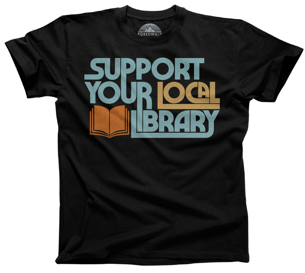 Men's Support Your Local Library T-Shirt