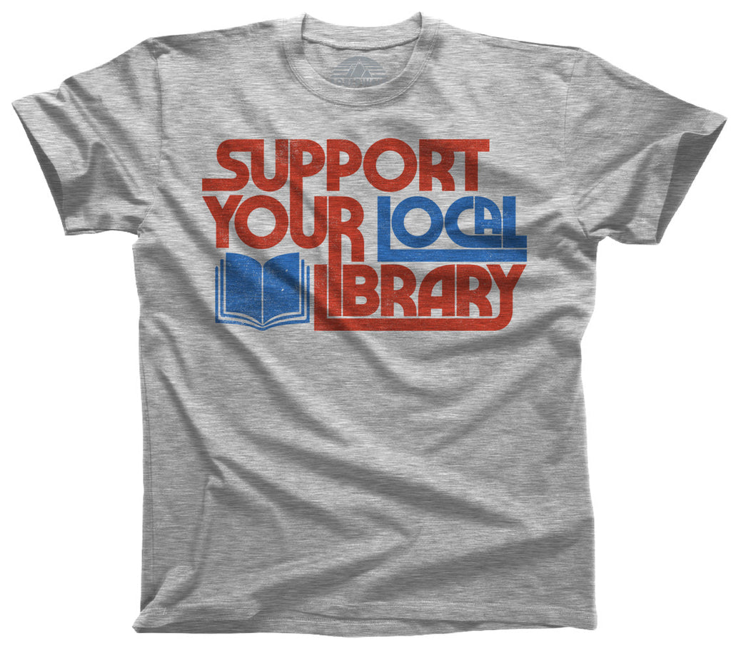 Men's Support Your Local Library T-Shirt