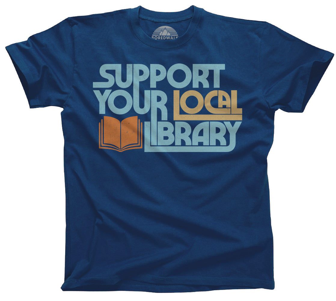 Men's Support Your Local Library T-Shirt