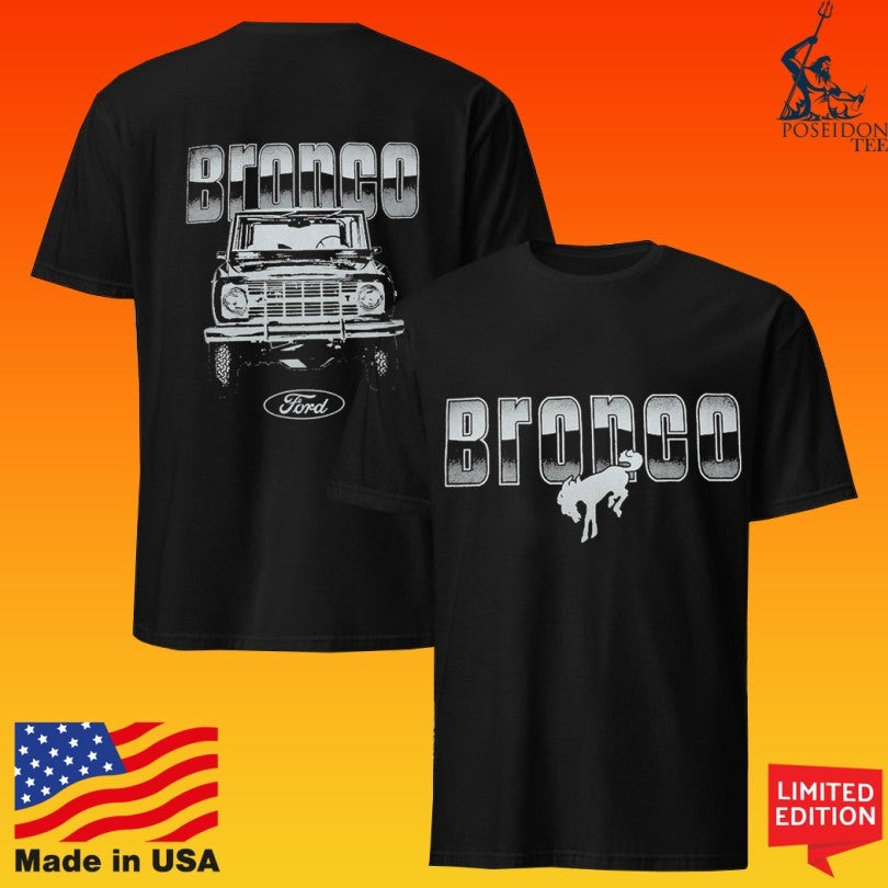 Surdimensionné Imprimé Ford Bronco T-shirt
